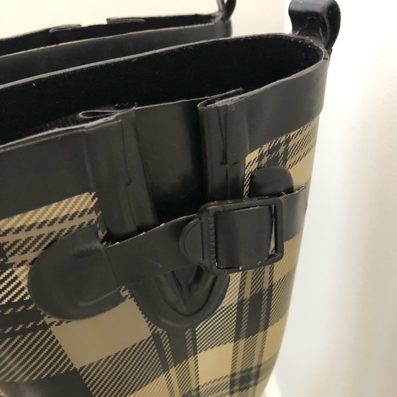 Capelli Plaid Tall Rain Boots - Picture 2 of 6